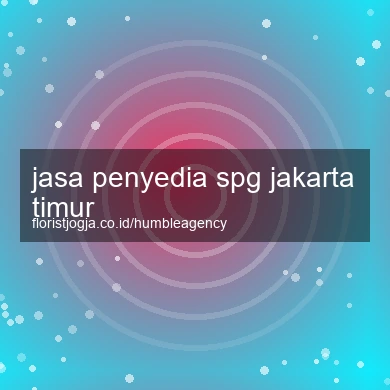 Jasa Penyedia Spg Jakarta Timur