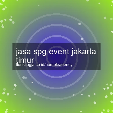 Jasa Spg Event Jakarta Timur