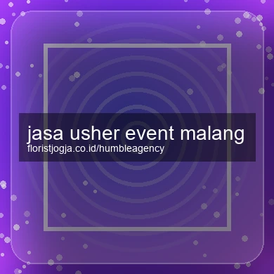 Jasa Usher Event Malang