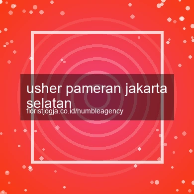 Usher Pameran Jakarta Selatan