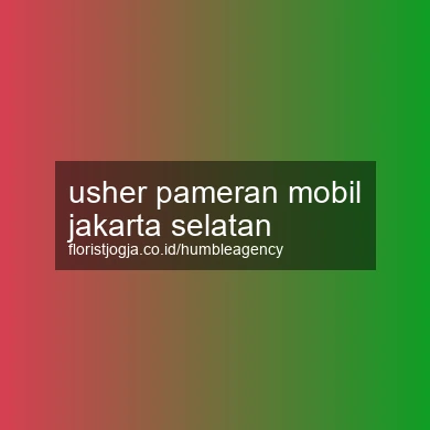 Usher Pameran Mobil Jakarta Selatan