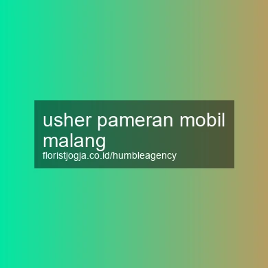 Usher Pameran Mobil Malang