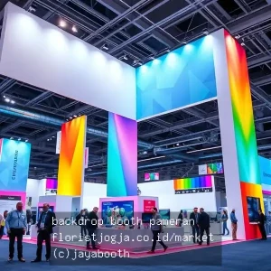 backdrop booth pameran