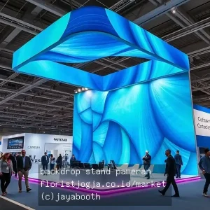 backdrop stand pameran
