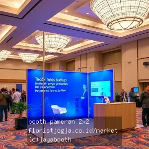booth pameran 2×2