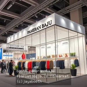booth pameran baju