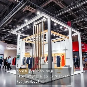 booth pameran baju