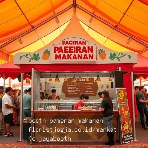 booth pameran makanan