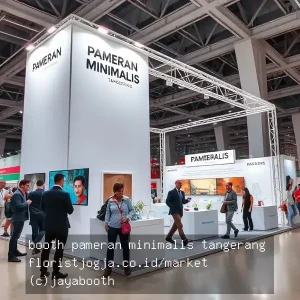 booth pameran minimalis tangerang