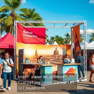 booth pameran outdoor