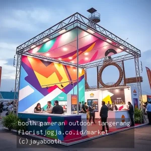 booth pameran outdoor tangerang