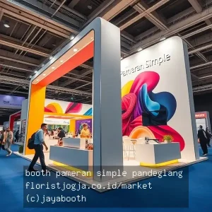 booth pameran simple pandeglang