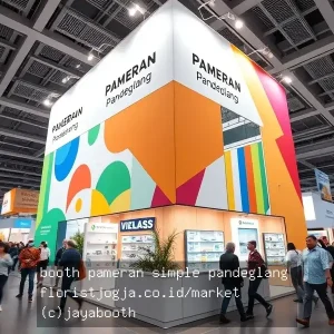 booth pameran simple pandeglang