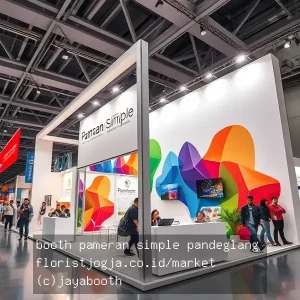 booth pameran simple pandeglang