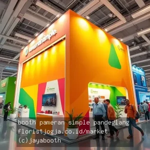 booth pameran simple pandeglang