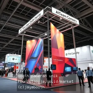booth pameran unik