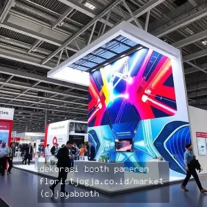 dekorasi booth pameran