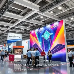 dekorasi booth pameran