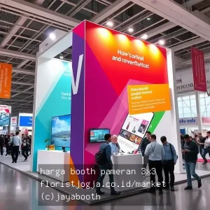 harga booth pameran 3×3
