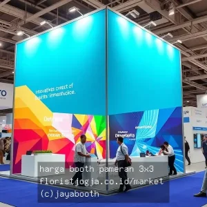 harga booth pameran 3×3