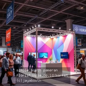 simple booth pameran