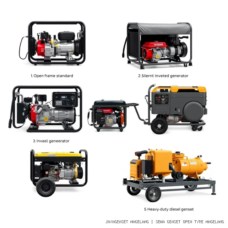sewa genset open tyre Magelang