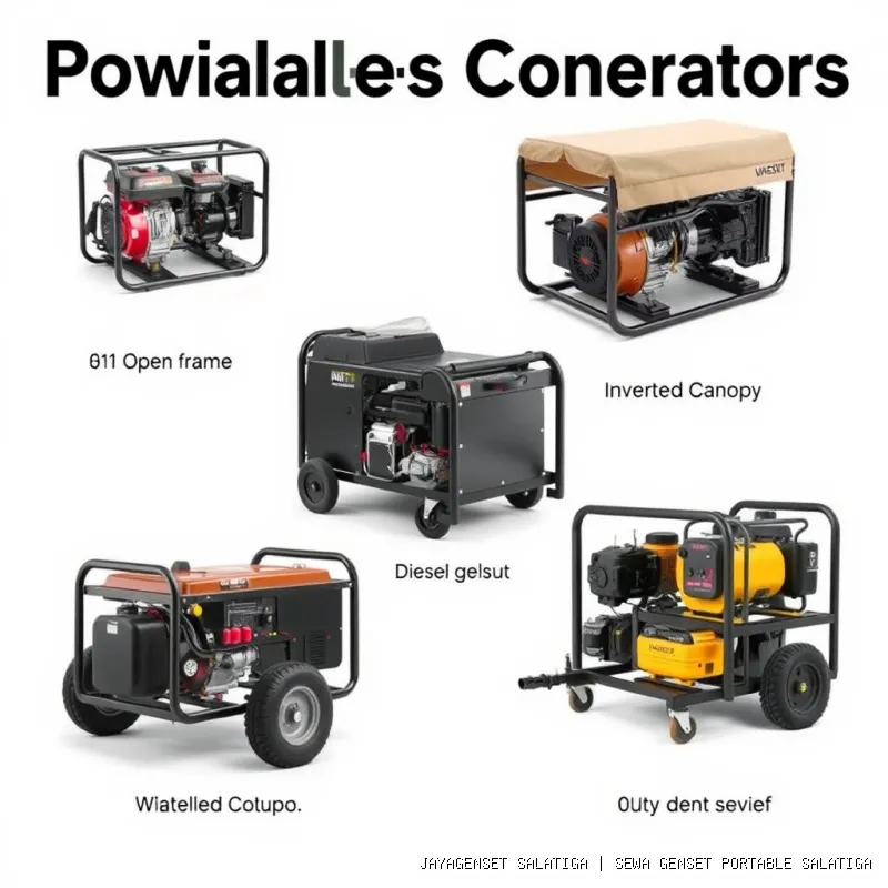 sewa genset portable Salatiga
