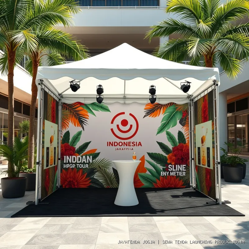 sewa tenda launching produk Jogja