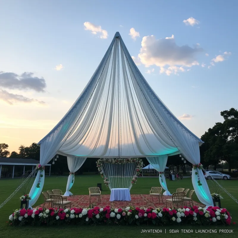 sewa tenda launching produk