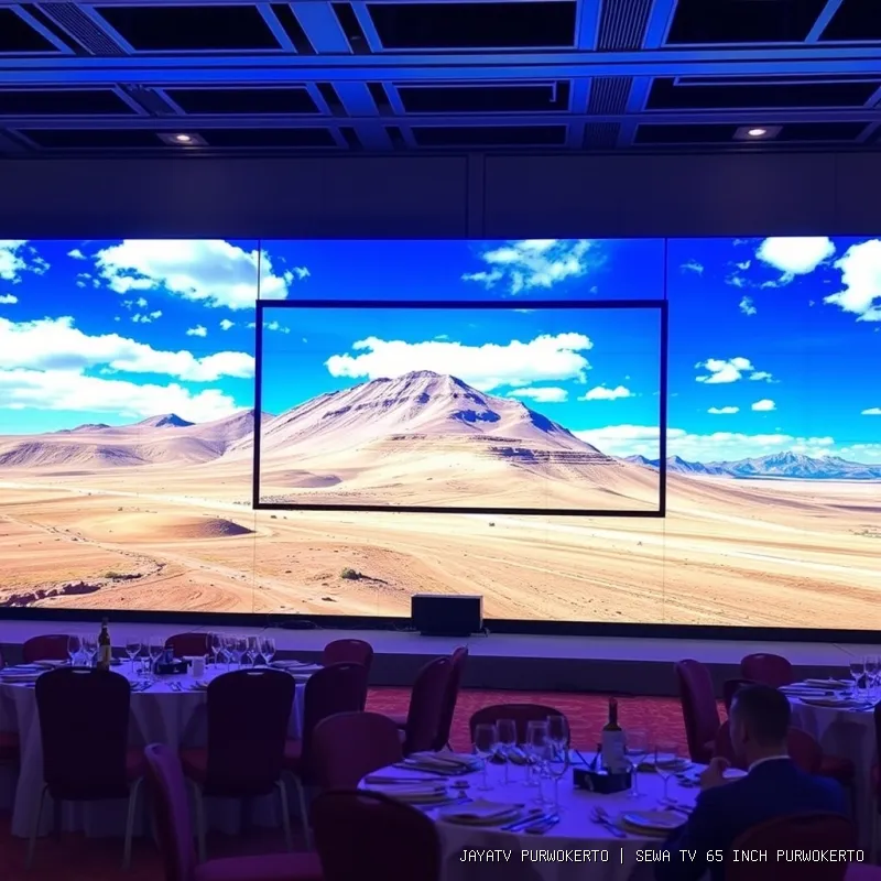 sewa tv 65 inch Purwokerto